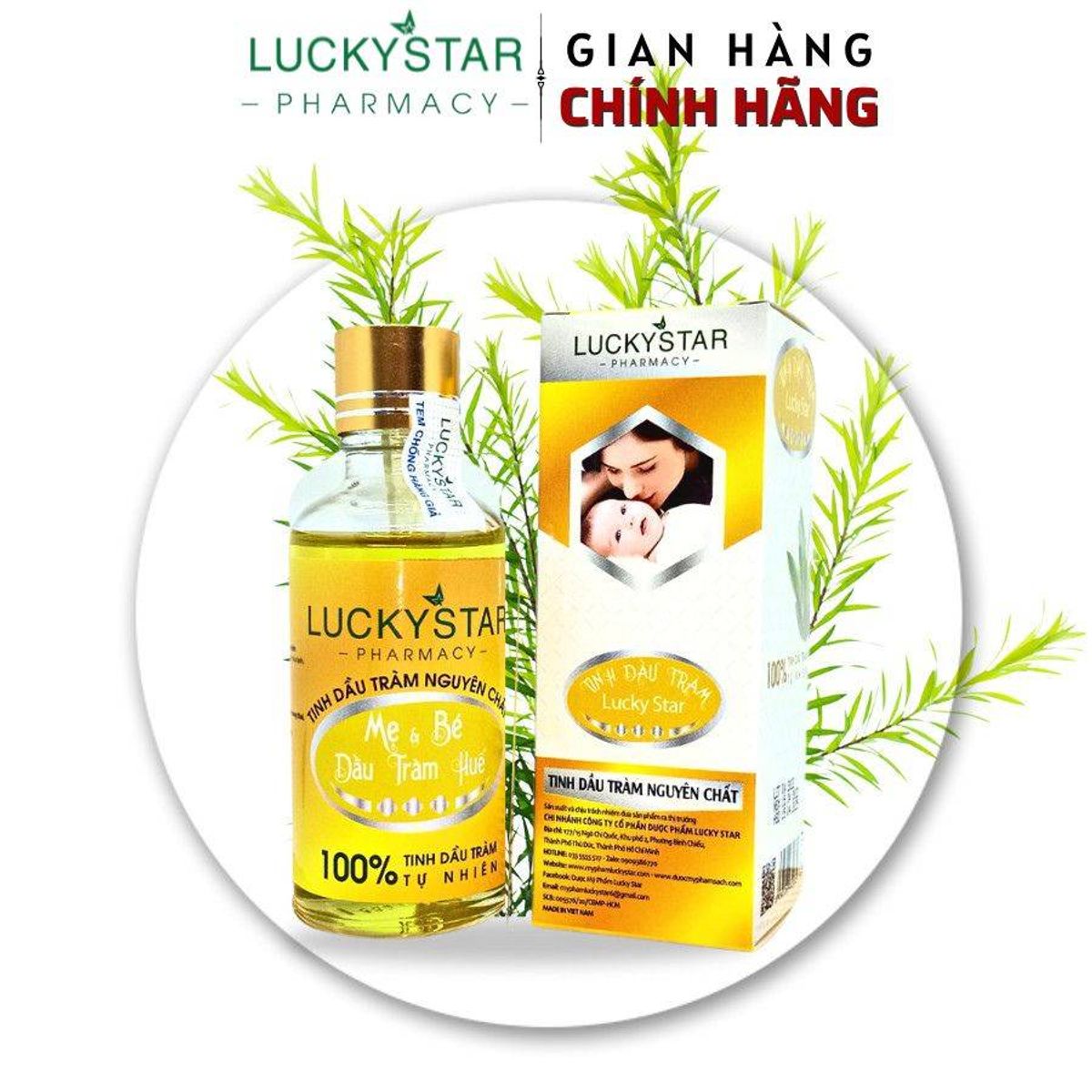 Tinh Dầu Tràm Nguyên Chất Lucky Star