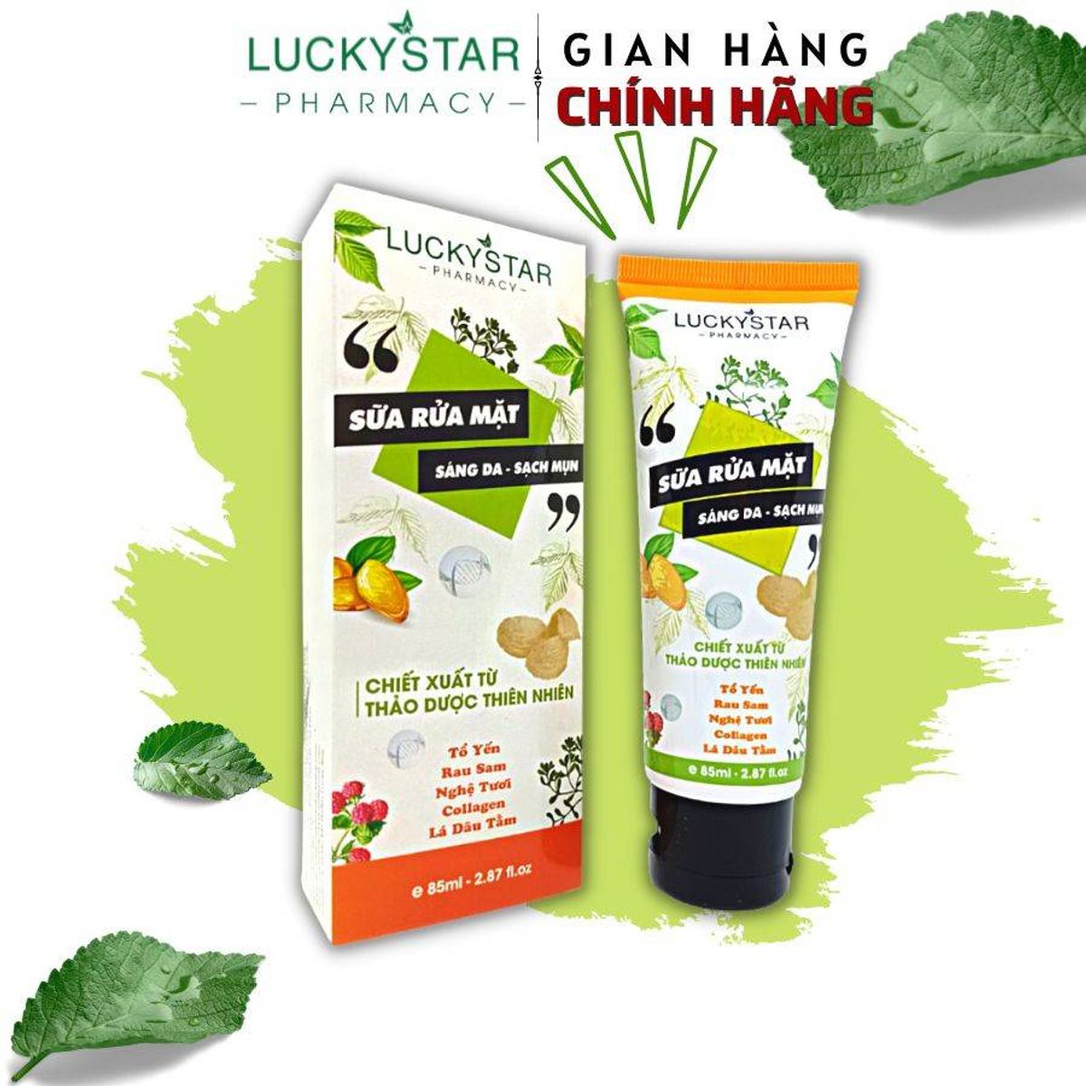 Sữa Rửa Mặt Thảo Dược Thiên Nhiên Lucky Star